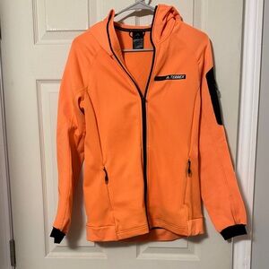 Adidas Terrex Women's Vibrant Orange Fleece Jacket